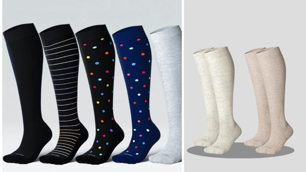 fenglaoda Compression Socks for Circulation (20-30mmHg)