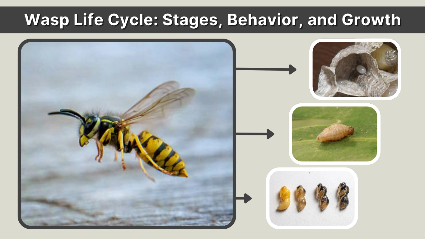 Wasp Life Cycle Stages, Behavior, and Growth