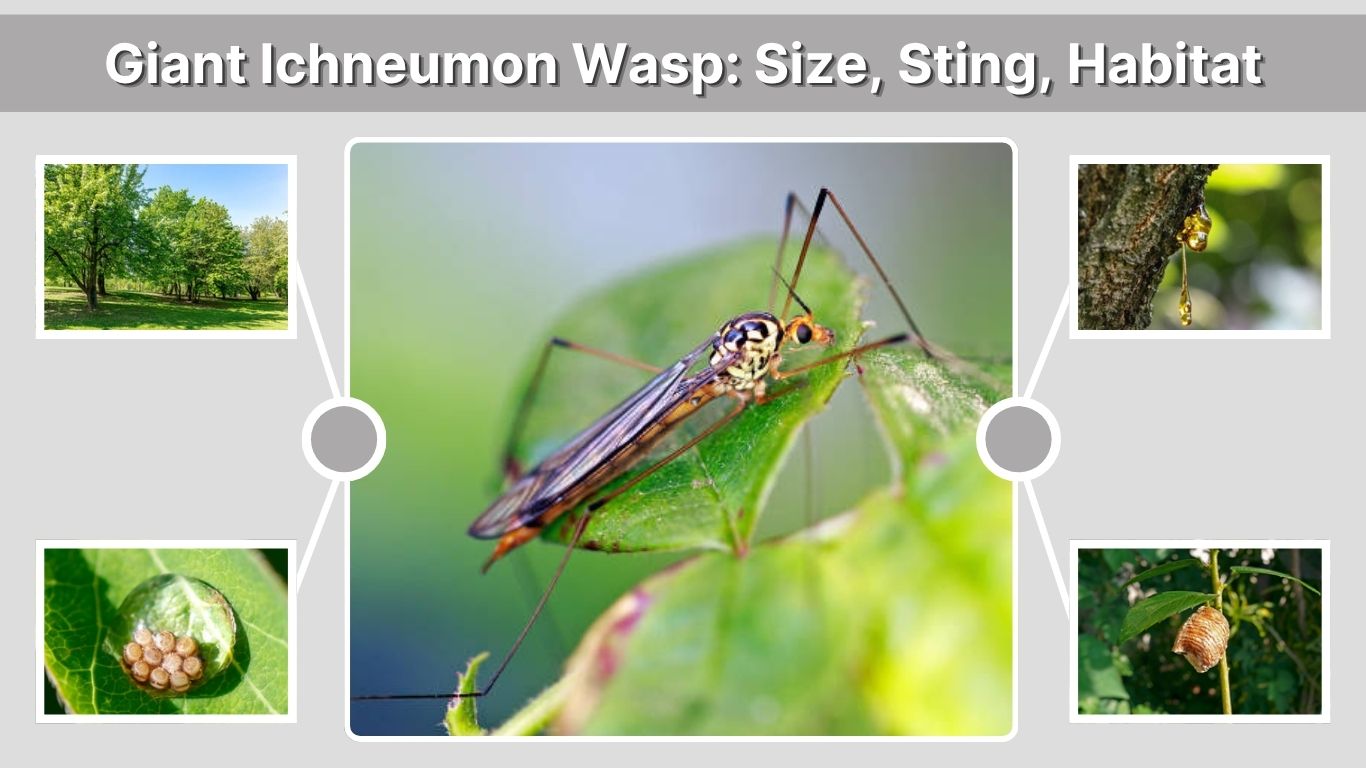 Giant Ichneumon Wasp: Size, Sting, Habitat & Facts