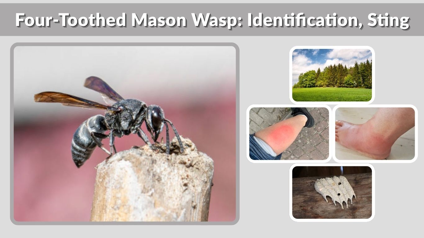 Four-Toothed Mason Wasp: Identification, Sting & Safety Guide