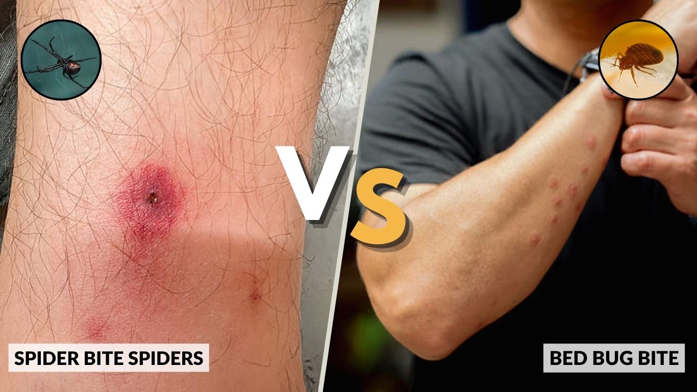 Spider Bite vs Bed Bug Bite: Key Differences, Symptoms & Pictures