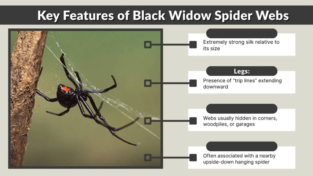 Key Features of Black Widow Spider Webs