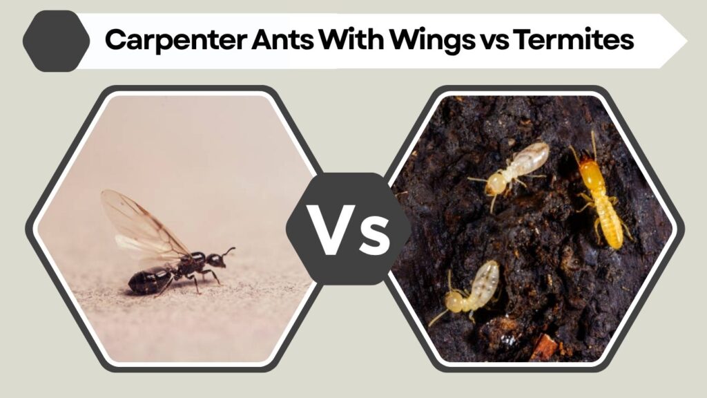 Carpenter Ants With Wings vs Termites