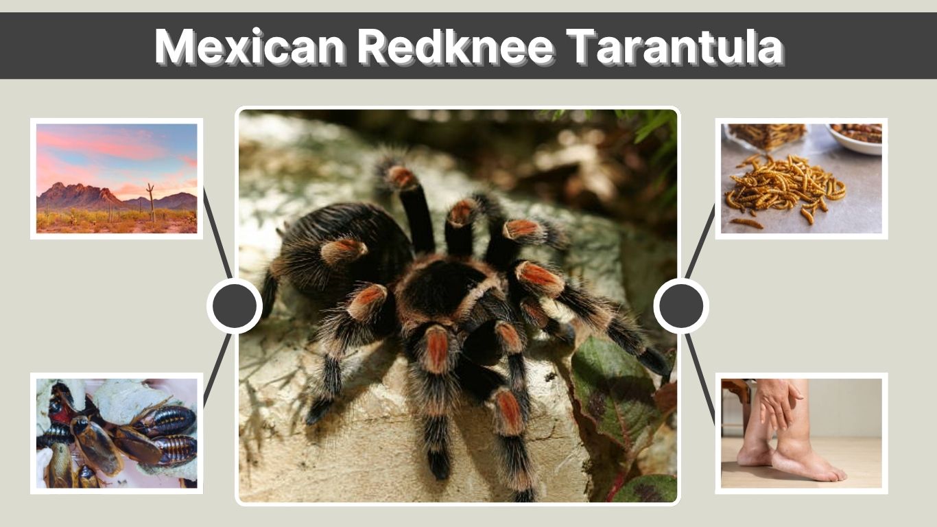 Mexican Redknee Tarantula Care, Habitat and Facts Guide