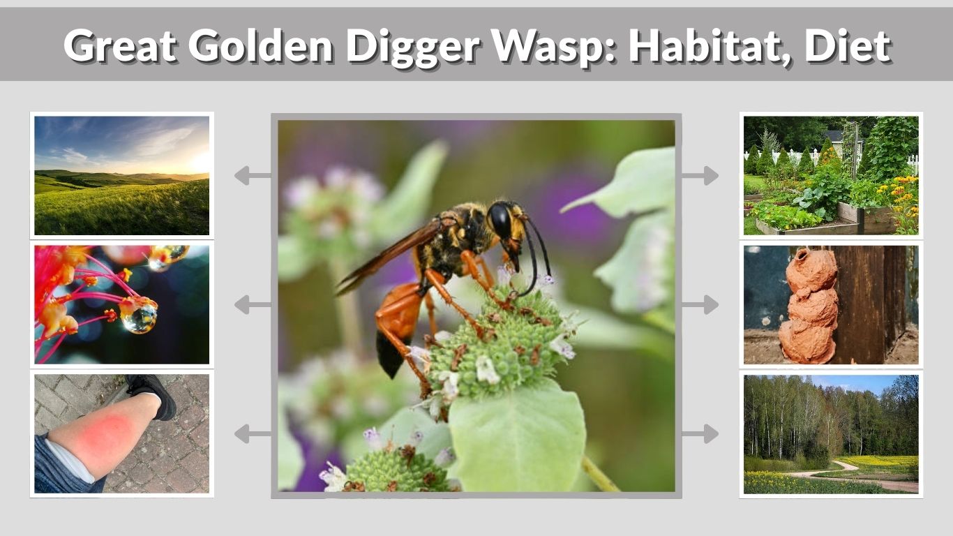 Great Golden Digger Wasp: Habitat, Diet, Sting, Lifecycle & Facts
