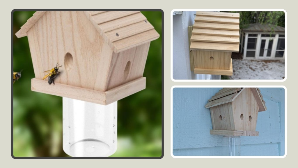 GRTRE Wood Carpenter Bee Trap (Multi-Pack)