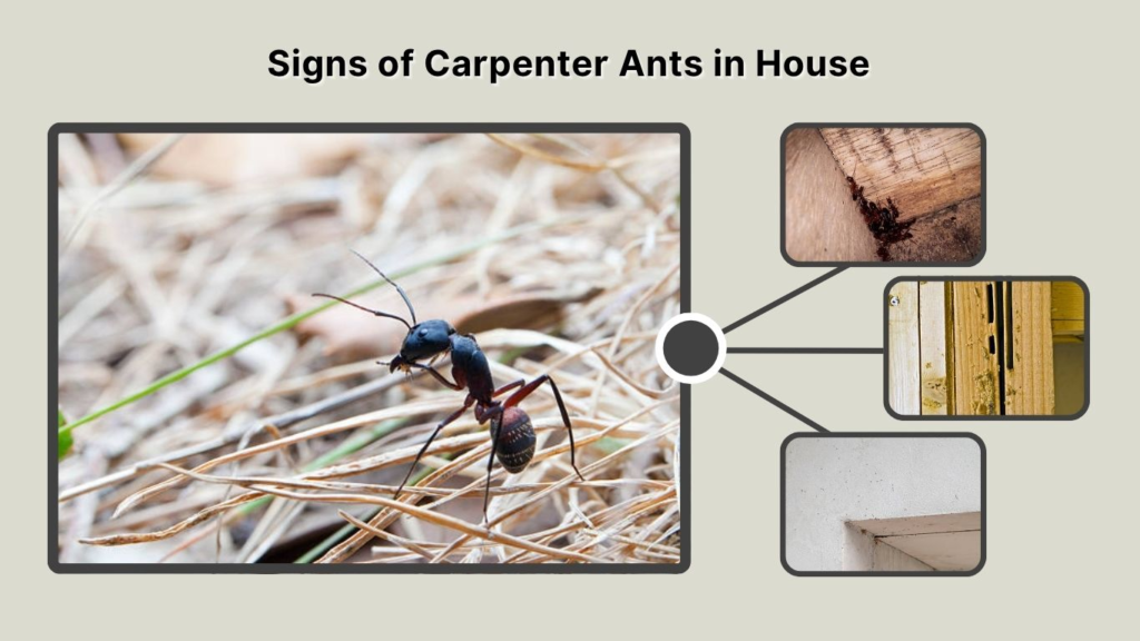 Signs of Carpenter Ants in House