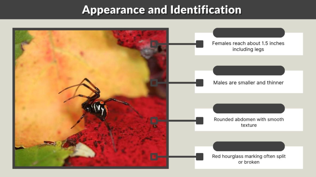Northern Black Widow Appearance and Identification