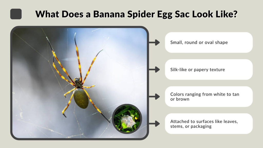 What Does a Banana Spider Egg Sac Look Like?