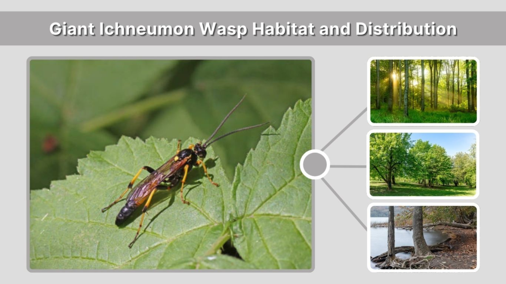 Giant Ichneumon Wasp Habitat and Distribution