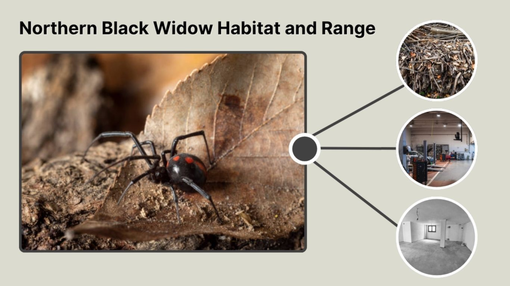 Northern Black Widow Habitat and Range