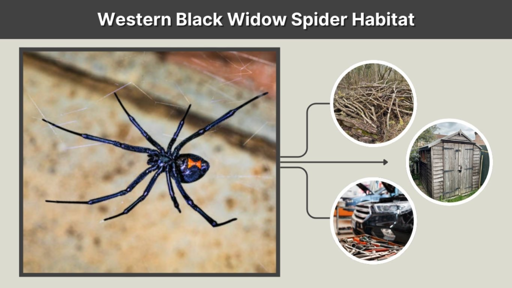 Western Black Widow Spider Habitat