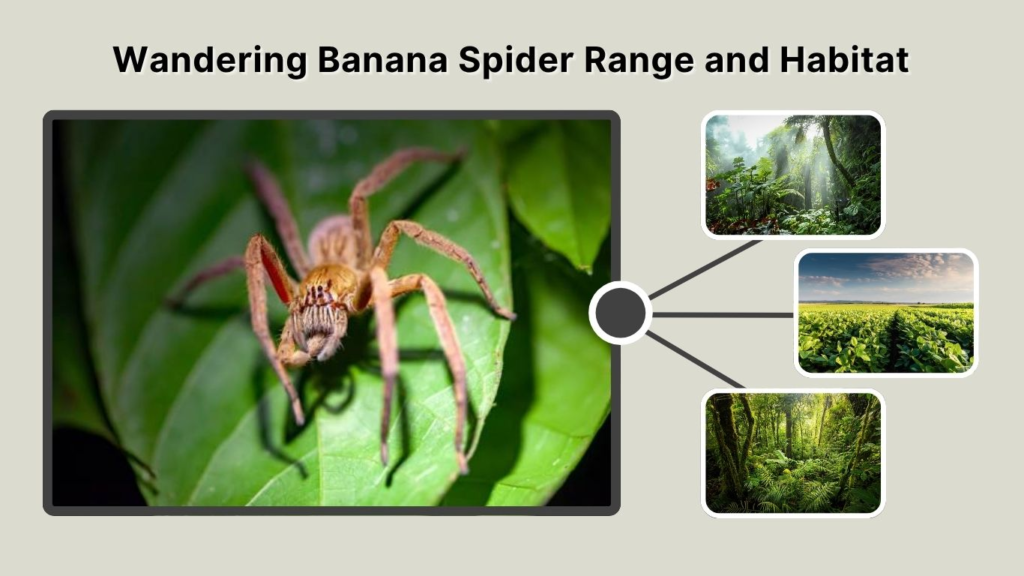 Wandering Banana Spider Range and Habitat