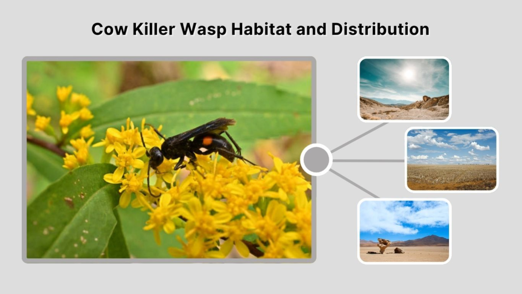 Cow Killer Wasp Habitat and Distribution
