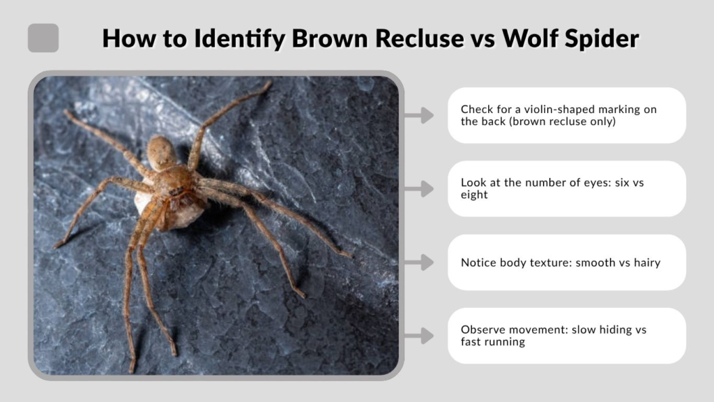 How to Identify Brown Recluse vs Wolf Spider