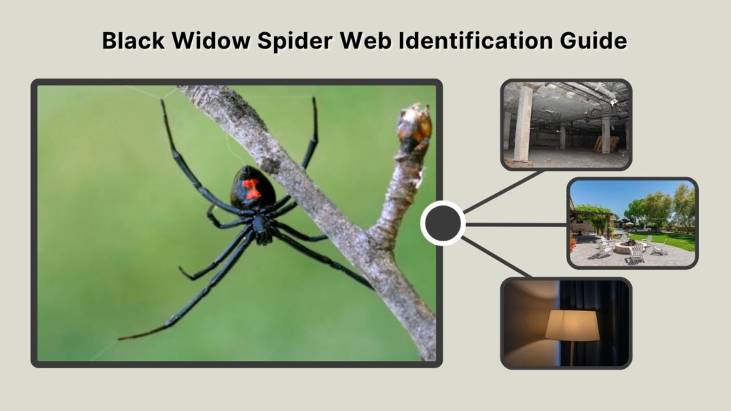 Black Widow Spider Web Identification Guide