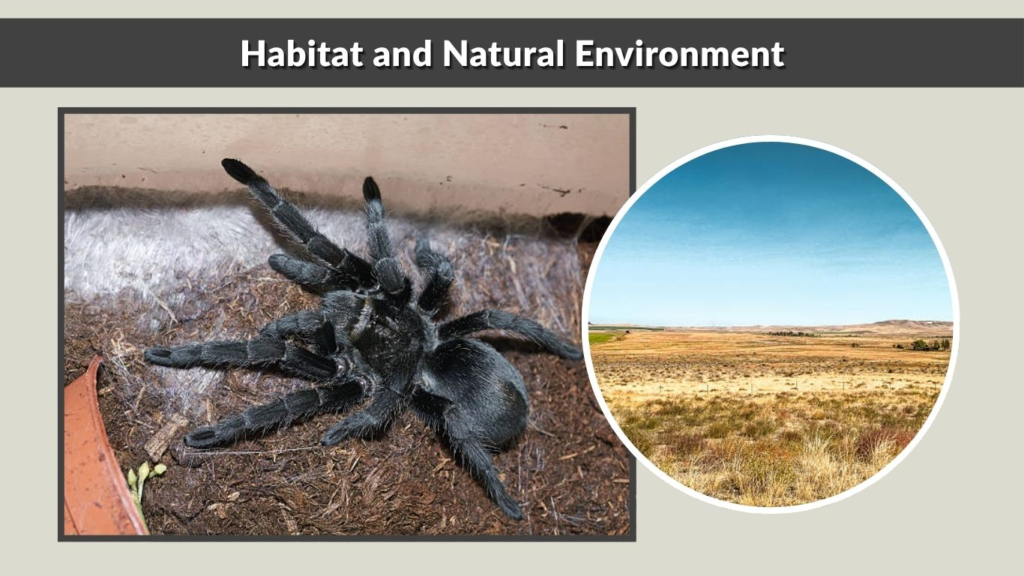 Brazilian Black Tarantula Habitat and Natural Environment