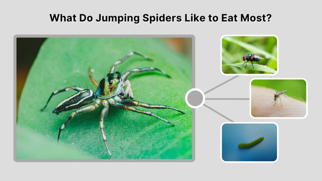 What Do Jumping Spiders Like to Eat Most?