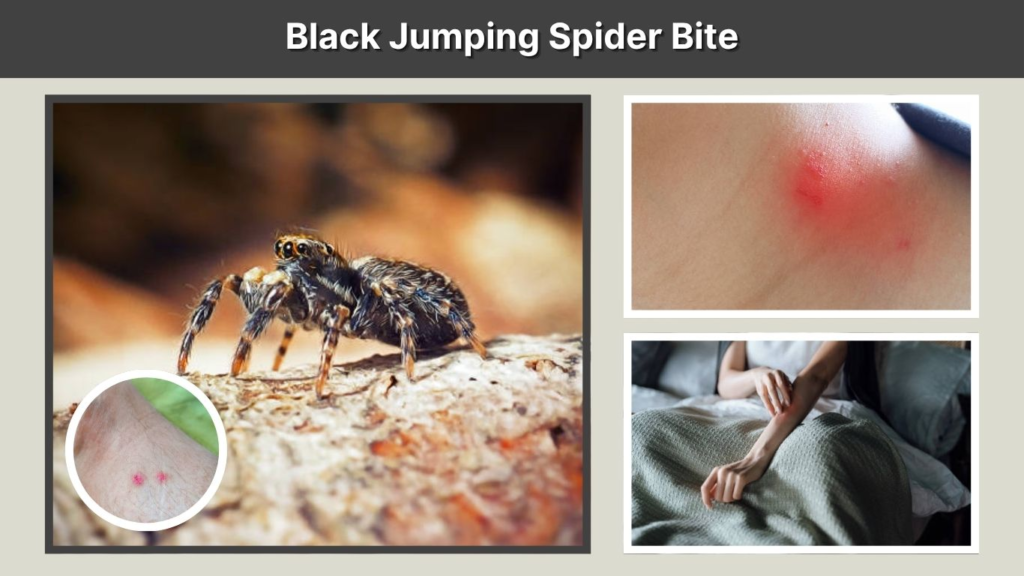 Black Jumping Spider Bite