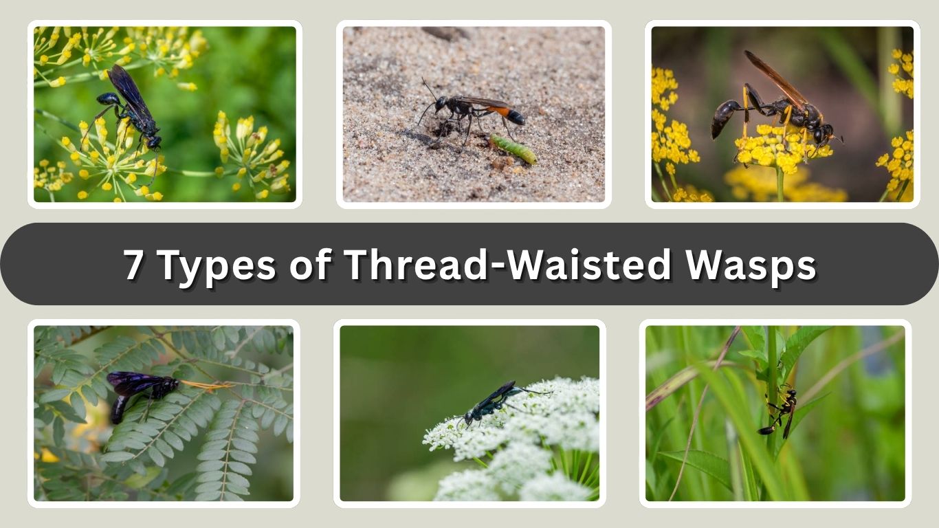 7 Types of Thread-Waisted Wasps: Identification & Pictures