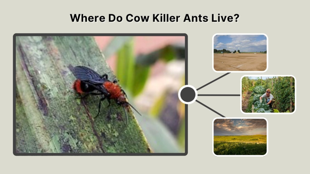 Where Do Cow Killer Ants Live?