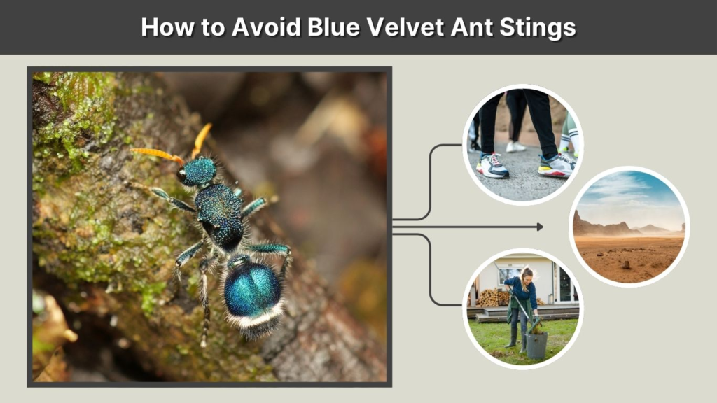 How to Avoid Blue Velvet Ant Stings