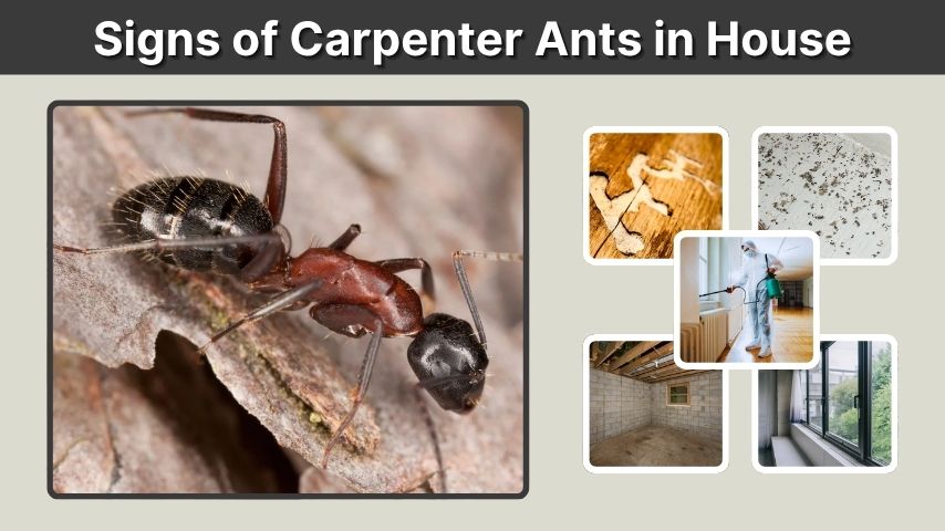 Signs of Carpenter Ants in House: Early Warnings