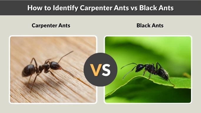 How to Identify Carpenter Ants vs Black Ants