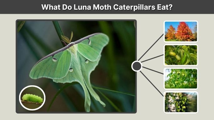 What Do Luna Moth Caterpillars Eat?