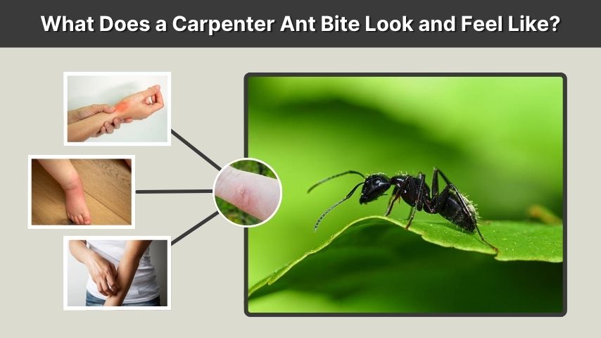 What Does a Carpenter Ant Bite Look and Feel Like?