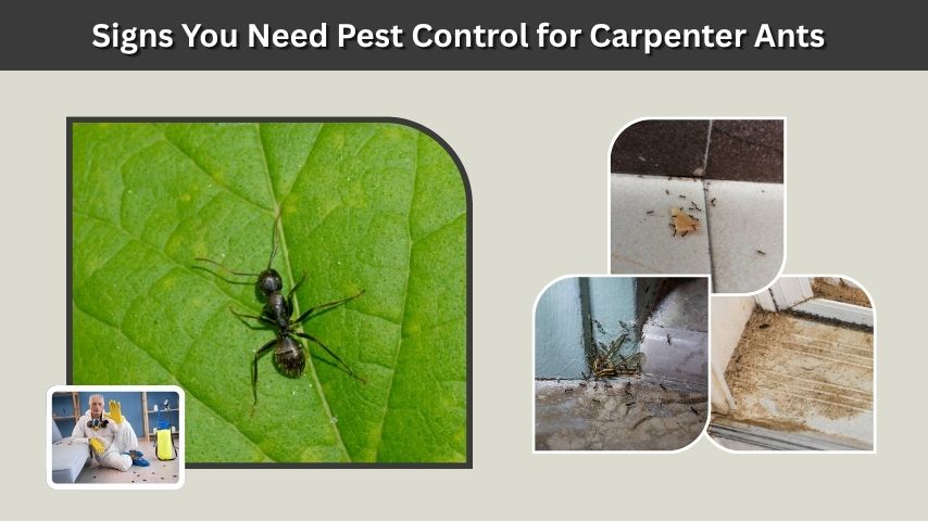 Signs You Need Pest Control for Carpenter Ants