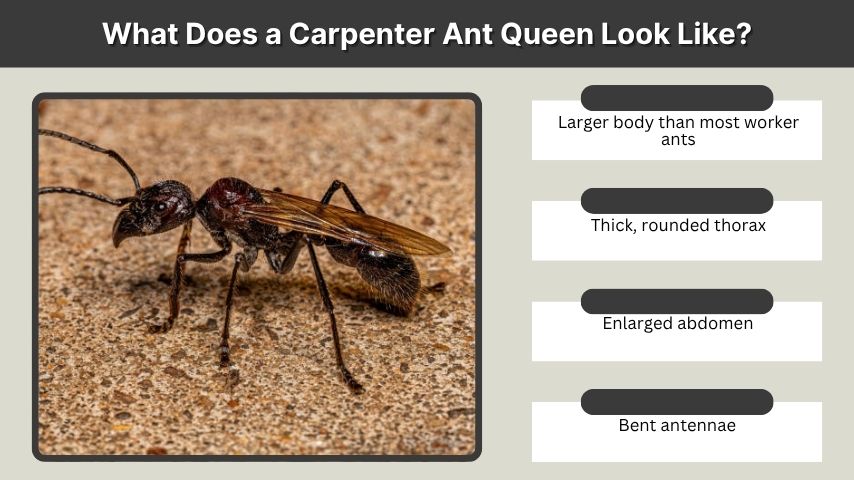 What Does a Carpenter Ant Queen Look Like?