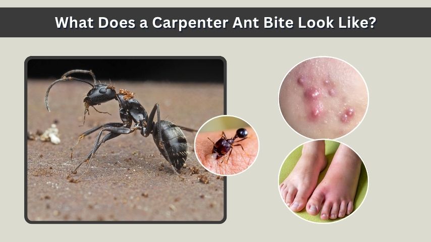 What Does a Carpenter Ant Bite Look Like?