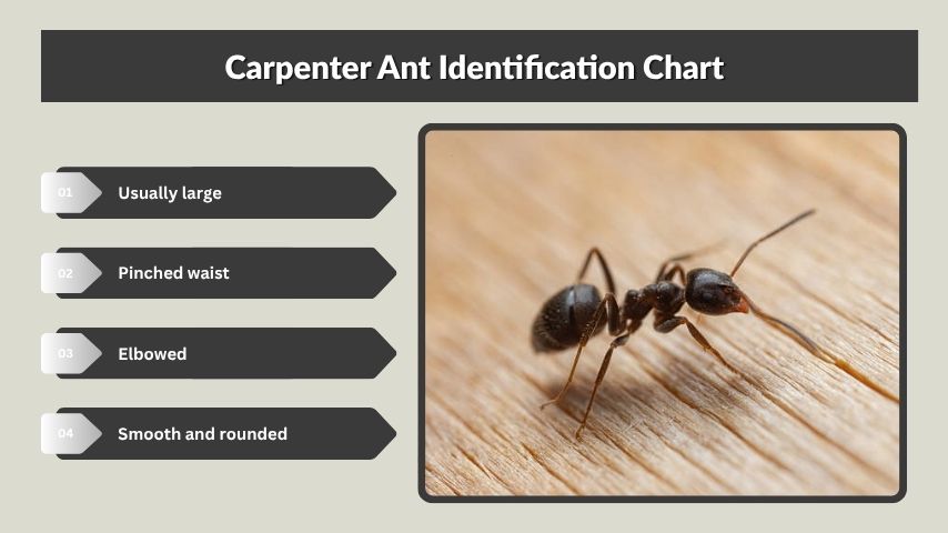 Carpenter Ant Identification Chart