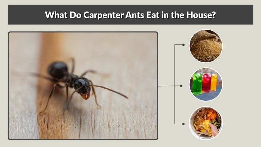What Do Carpenter Ants Eat in the House?