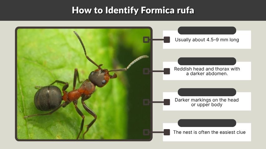 How to Identify Formica rufa