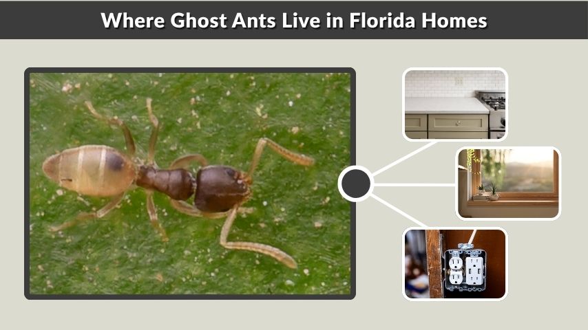 Where Ghost Ants Live in Florida Homes