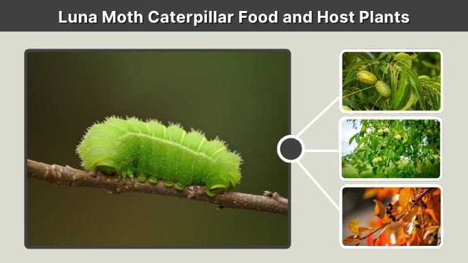 Luna Moth Caterpillar Food and Host Plants