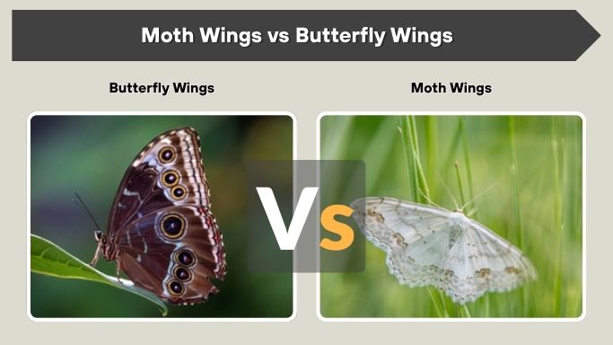 Moth Wings vs Butterfly Wings