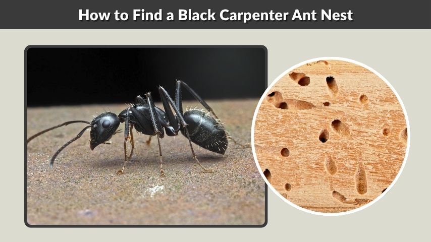 How to Find a Black Carpenter Ant Nest
