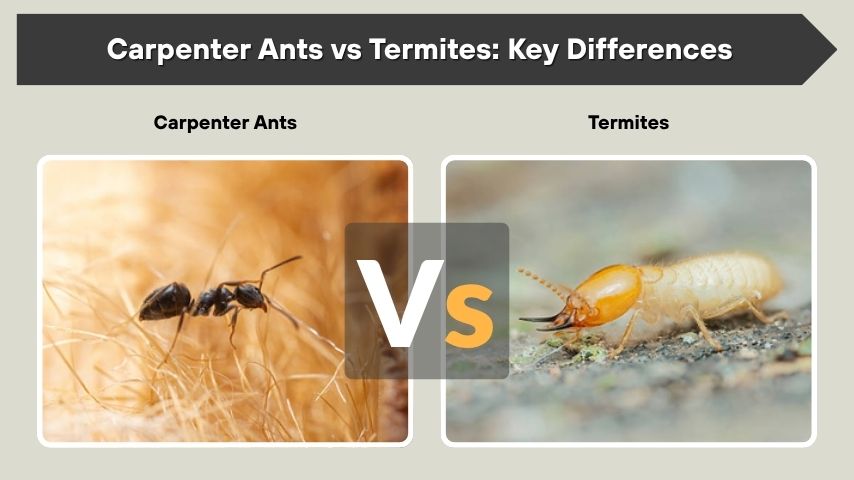 Carpenter Ants vs Termites: Key Differences