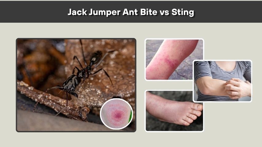 Jack Jumper Ant Bite vs Sting