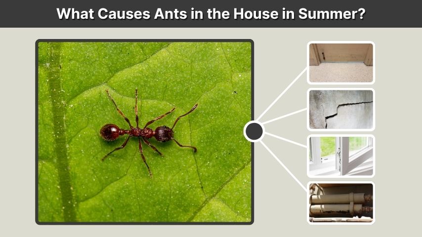 What Causes Ants in the House in Summer?