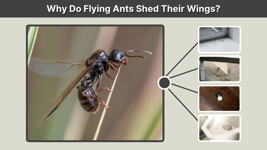 Why Do Flying Ants Shed Their Wings?