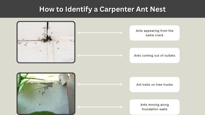 How to Identify a Carpenter Ant Nest