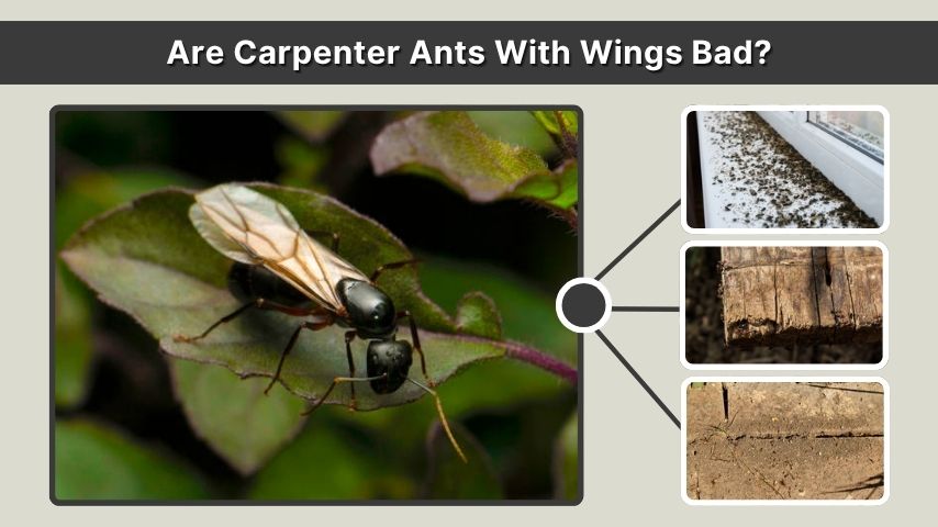 Are Carpenter Ants With Wings Bad?