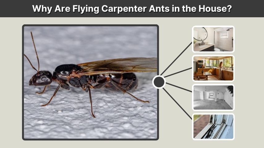 Why Are Flying Carpenter Ants in the House?