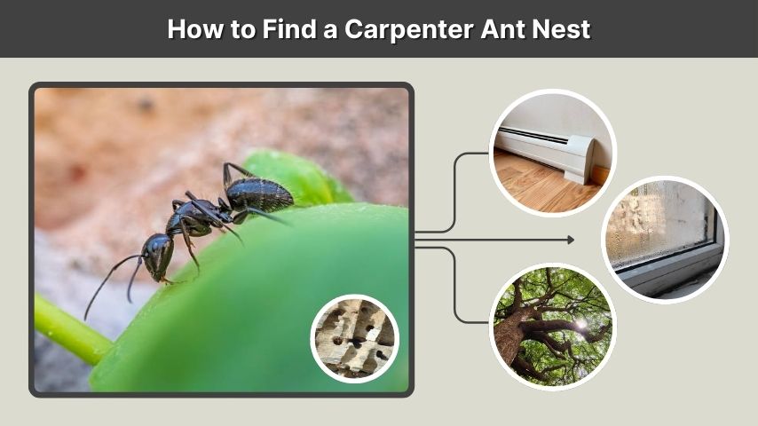 How to Find a Carpenter Ant Nest