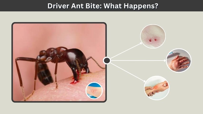 Driver Ant Bite: What Happens?