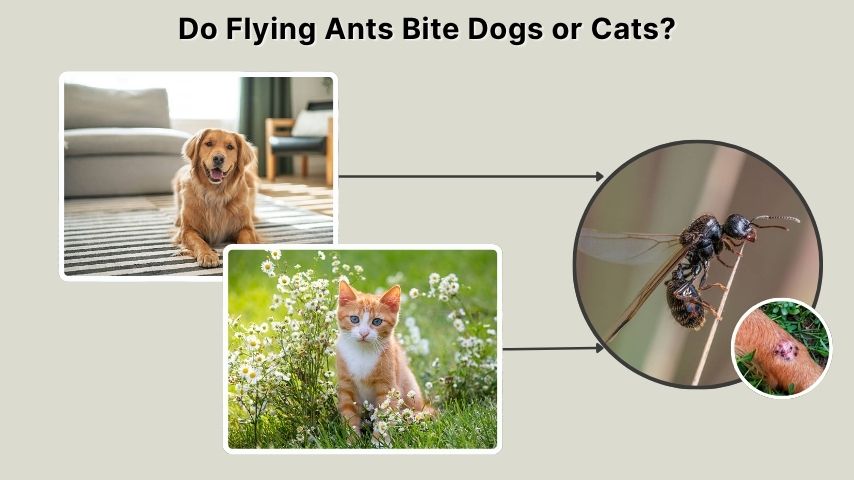 Do Flying Ants Bite Dogs or Cats?